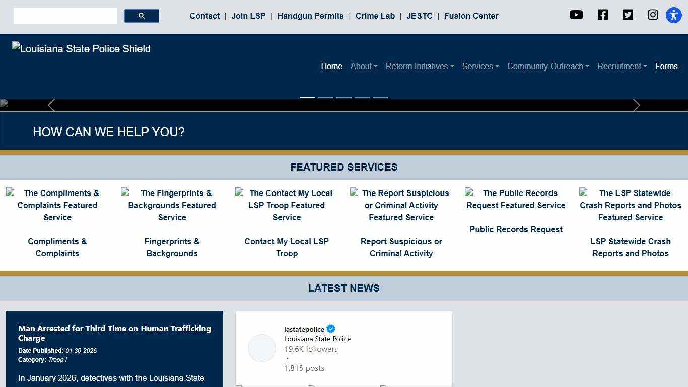 Home - Louisiana State Police